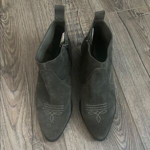 American Eagle Outfitters Olive Green Ankle Boots